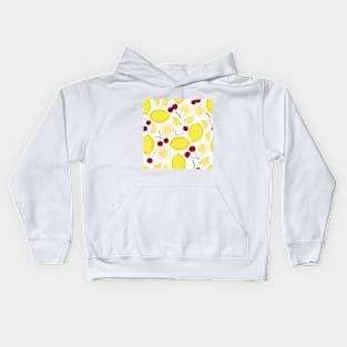 lemon and cherry friendship Kids Hoodie